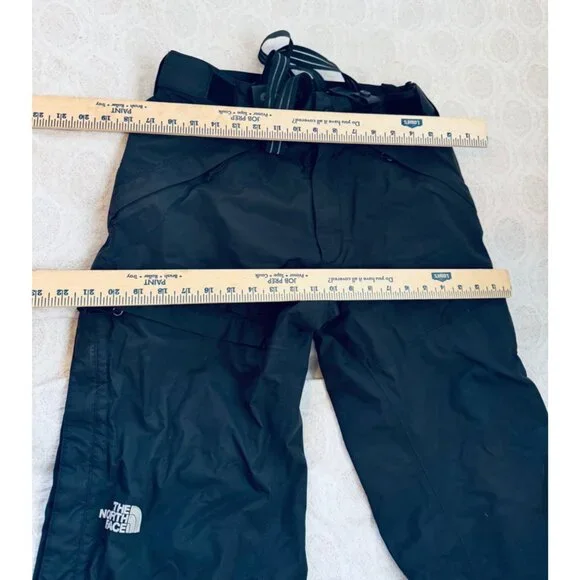 The North Face HyVent Mens Black Snow Pants With Suspenders.Size Medium - Picture 12 of 15